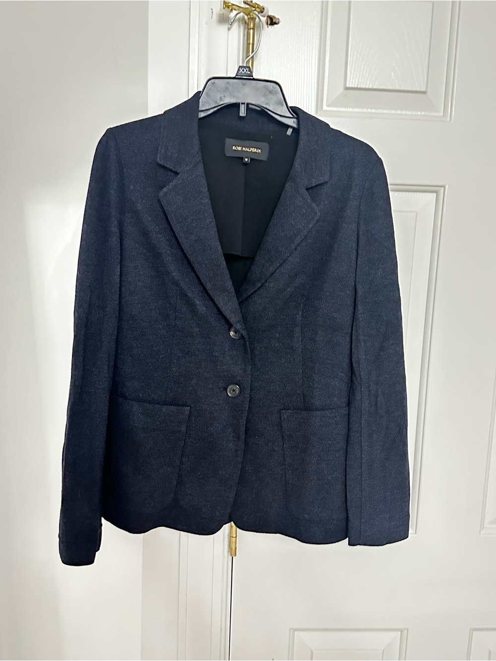 Kobi Halperin Dark Navy Two-Button Blazer